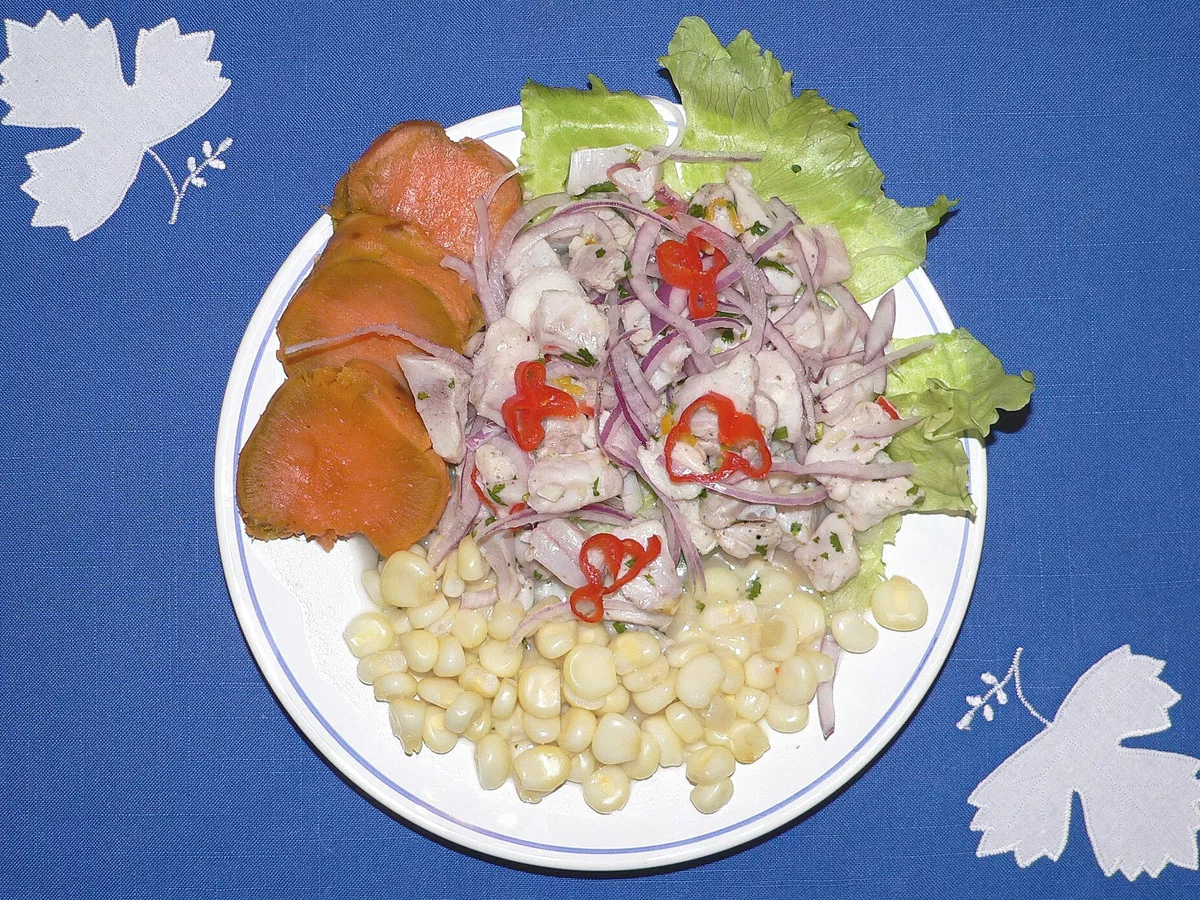 Ceviche de poisson au citron vert