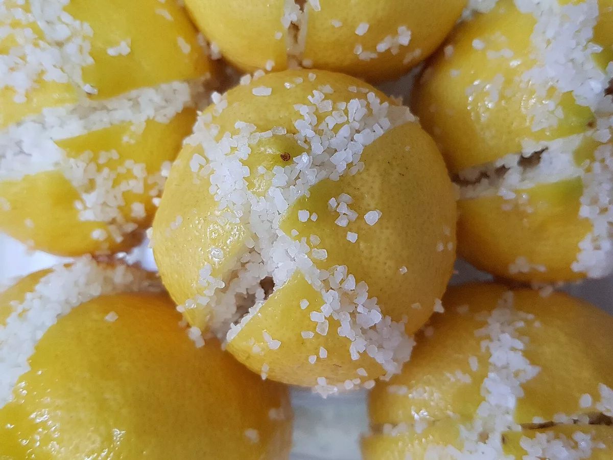 Citrons confits au sel maison
