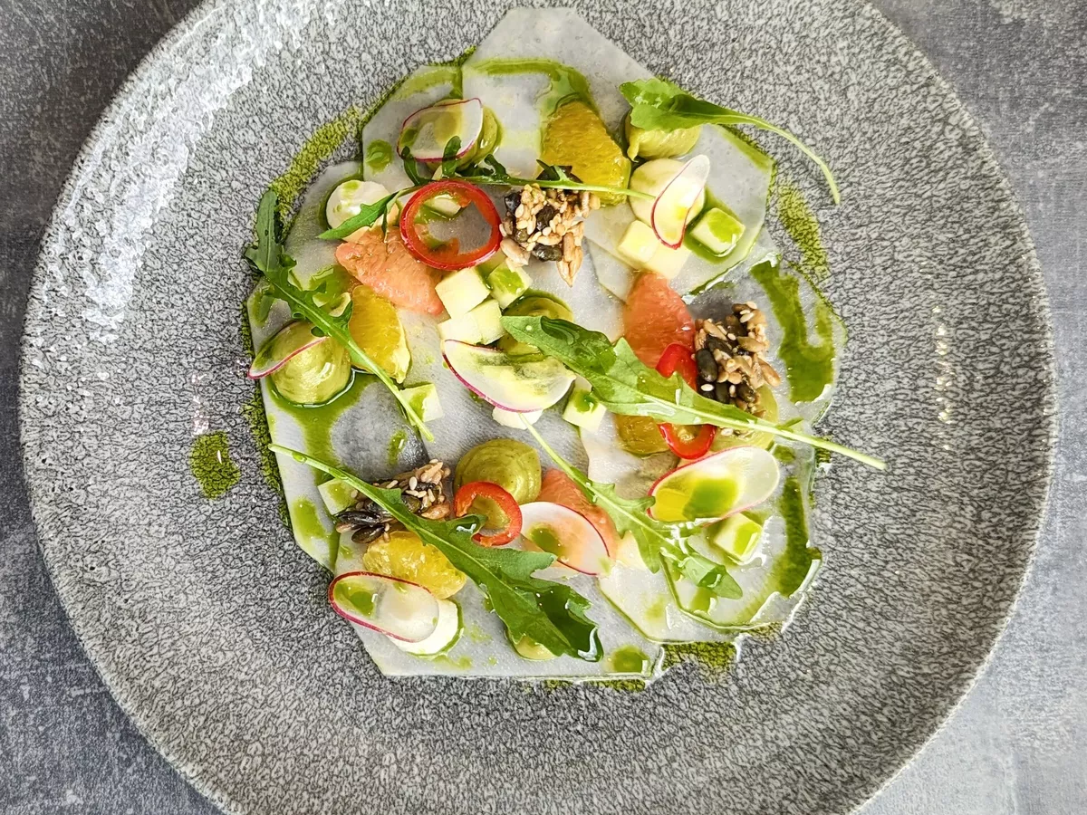 Salade de tangelos à la fleur d'oranger