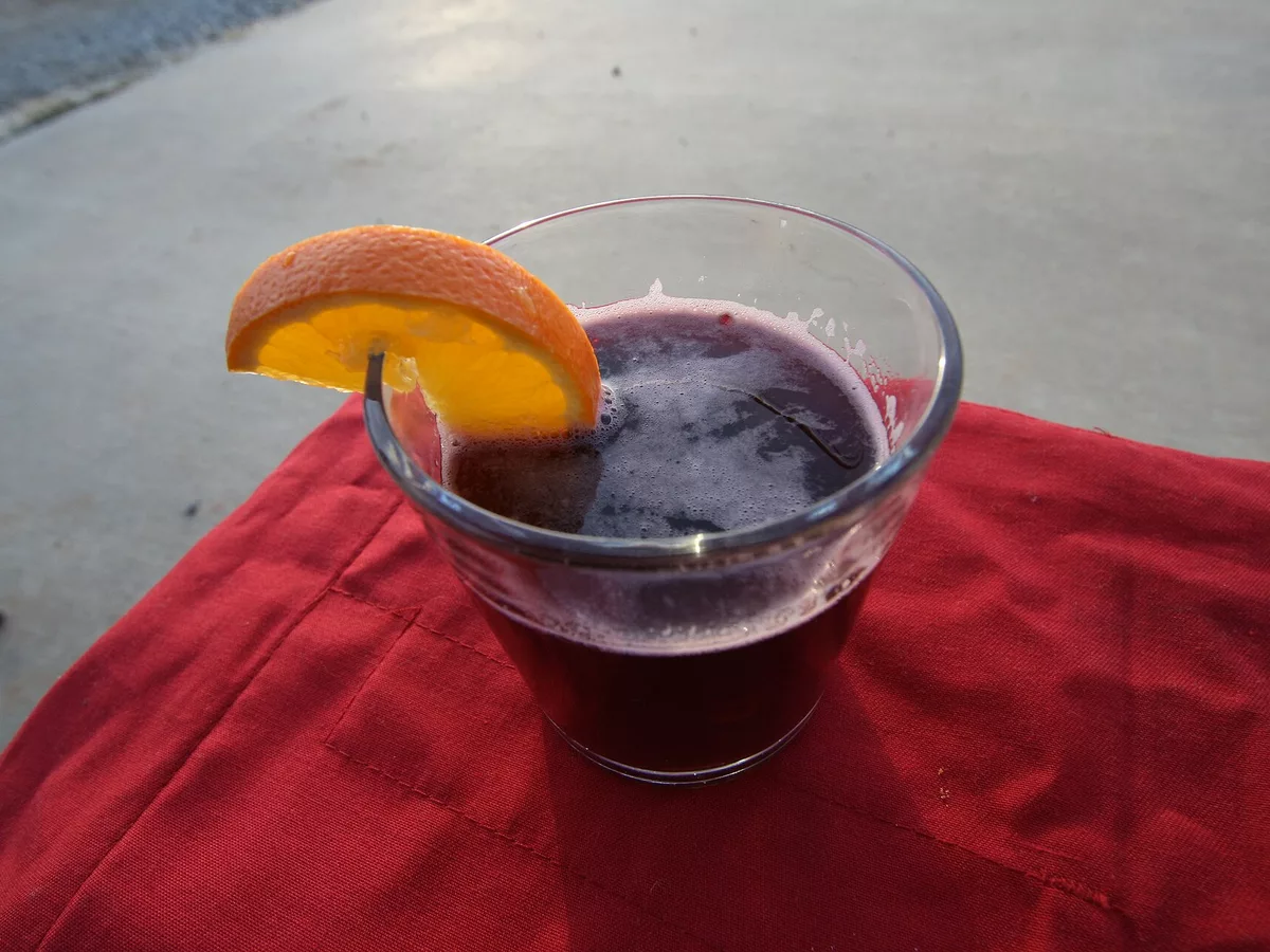 Vin chaud à l'orange